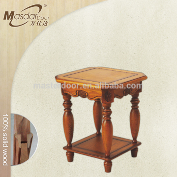 Antique solid wood furniture corner table for living room