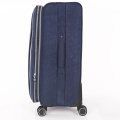 printed nylon spinner trolley soft luggage