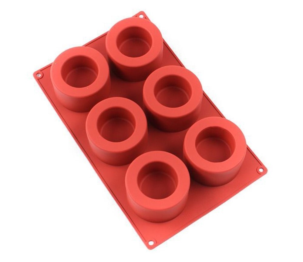 6 x hollow cylindrical silicone mousse mold (7)