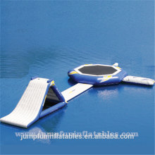Water Jumping Trampoline and Inflatable Slide for Floating Aqua Park/Water Park