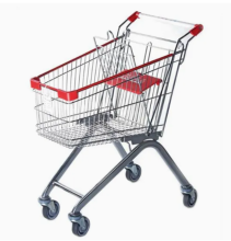 Asian Metal Shopping Trolley for Supermarket