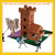 castle toy real brick toy made of potter clay HiBricker