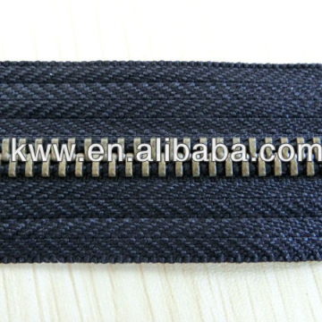 Y teeth metal zipper for sales fancy zipper, high quality zipper, big teeth zipper,
