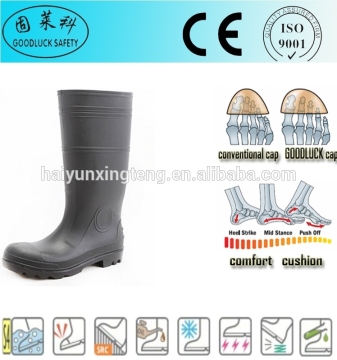 Fur Liner Safety Gumboots Rubber Cheap Gumboots