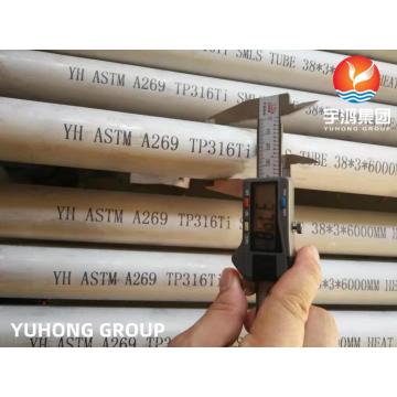 ASTM A269 TP316Ti Stainless Steel Seamless Pipe