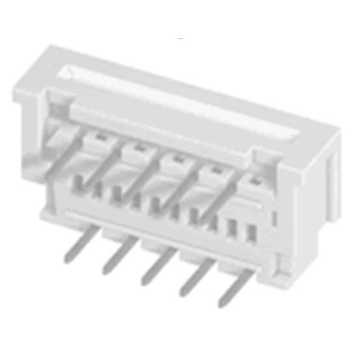 1,25 mm FPC-connector ZIF DIP Rechte hoek Dual