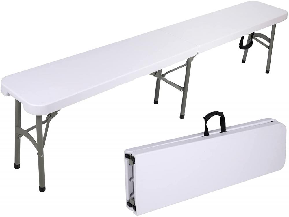 Portable folding bench 6 foot outdoor use