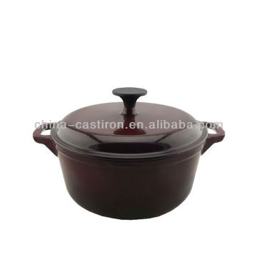 European enamel coated cast iron cookware