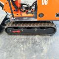 Hydraulic hammer mini excavator rotating grapple