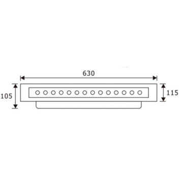 LEDER DMX Control Bright 14W LED Underwater Light