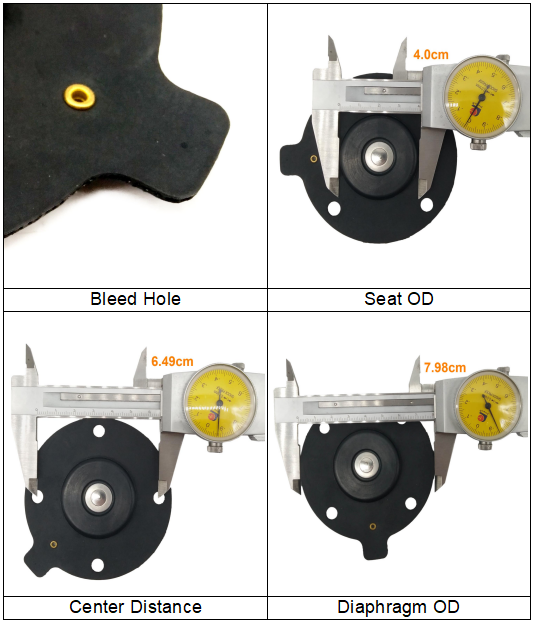 DMF/MF-ZM-20 BFEC Diaphragm Valve Repair Kit