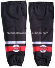 100% polyester knitting sublimated striped USA ice hockey socks