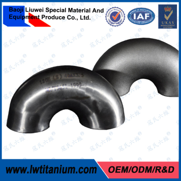 Fast Delivery Industry 180 Degree Titanium Elbow Pipe Fittings