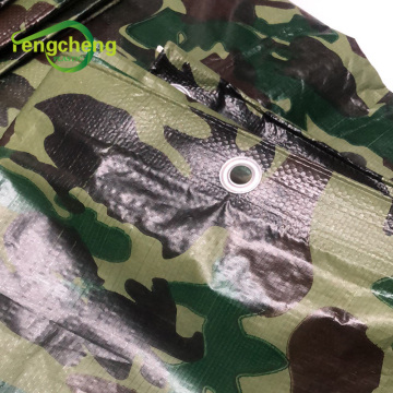 PE woven army green tarp