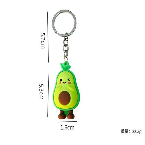 Cute Avocado Key Ring Used for Hanging Bag Accessories Chain Bag Pendant Jewelry various occasions Valentine's Day Birthday