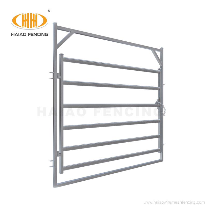 Livestock galvanized corral panel cattle fence