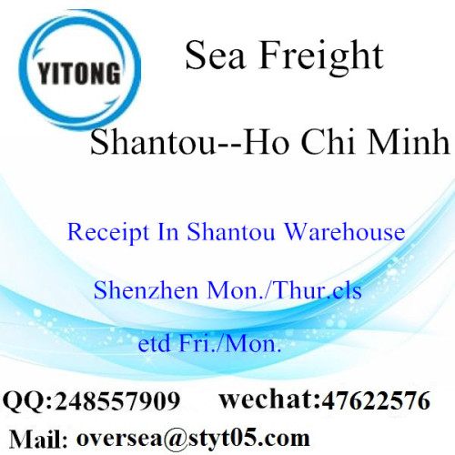 Consolidación de LCL de Shantou Port a Ho Chi Minh