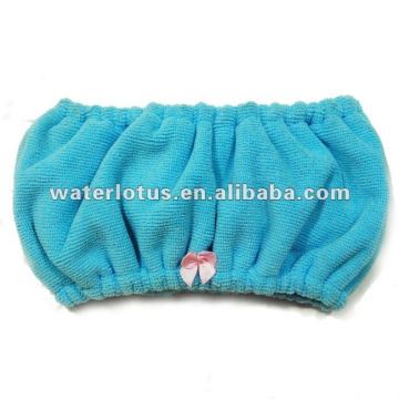 Handmade blue color microfiber head wrap
