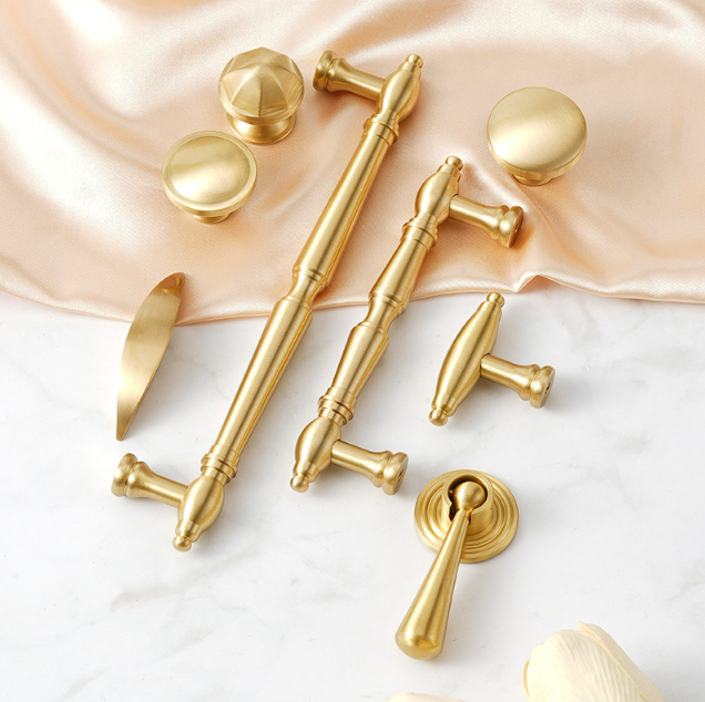 pirinç mobilya kolları brass furniture handles