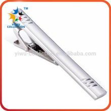 customized copper tie clip with chain