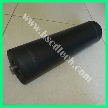 Conveyor return flat idler rollers