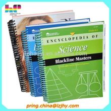 China supplier factory promotion price spiral bound booklets printing