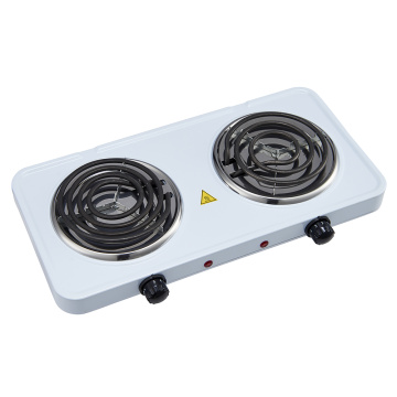 Electric Double Coil Burner Adjustable Temperature Control