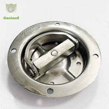 GL-14158 Stainless Steel Flush Mounted Recessed Rope D Tie Down Ring