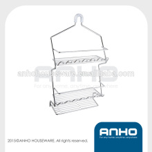 Dual tier multipurpose bathroom shower caddy