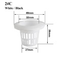 32mm Hydroponic NFT Pot bersih untuk Sayuran Grwoing