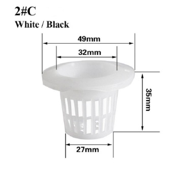 Grwoing Sebzeler için 32mm Hydroponic NFT Net Tencere