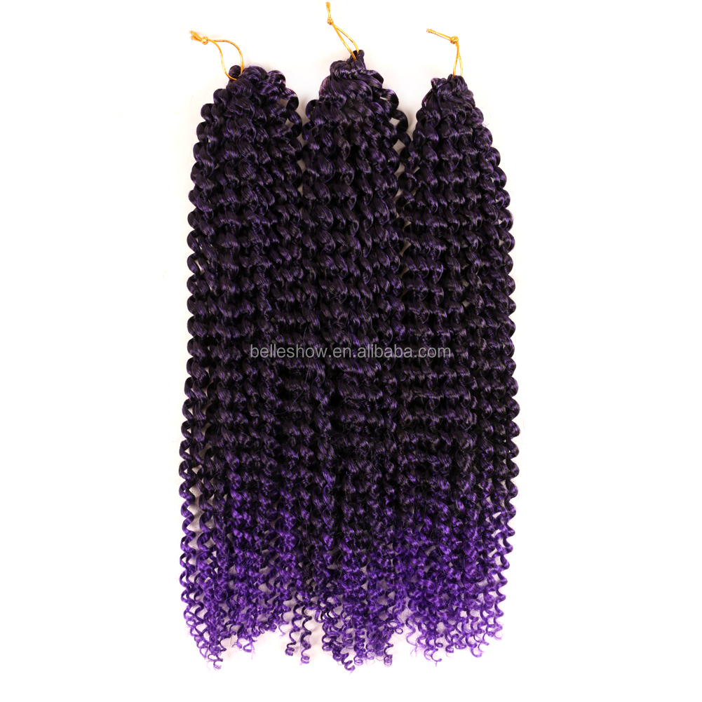 Hot sell Passion Twist Hair Water Wave Synthetic Braids For passion twist hair supplier