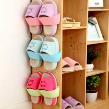 Home Wall Door Mounted Hanging Shoes Hook Shelf Rack Storage Holder Hanging Tips