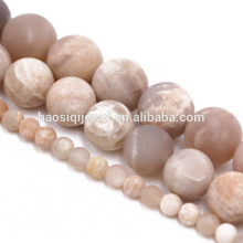 High Quality Natural Sunstone Matte Sunstone Loose Gemstone For DIY Jewelry
