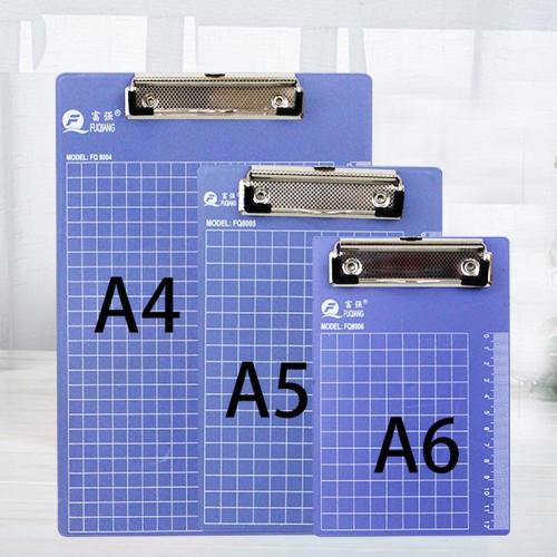 1PC A4/A5/A6 Writing Clipboard Plastic Office File Accessories Clip School Clip Stationery Butterfly Clipboard Office Metal O2B4