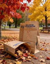 Durable Pinch Bottom Lawn Bags for Outdoor Waste