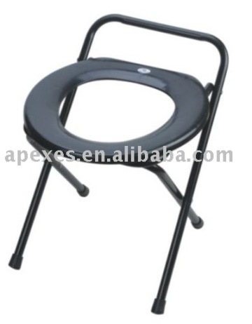 Steel commode chair