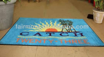 Raffia Mat, Logo Mat,