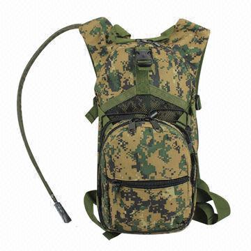 Military hydration backpack, material 600D polyester