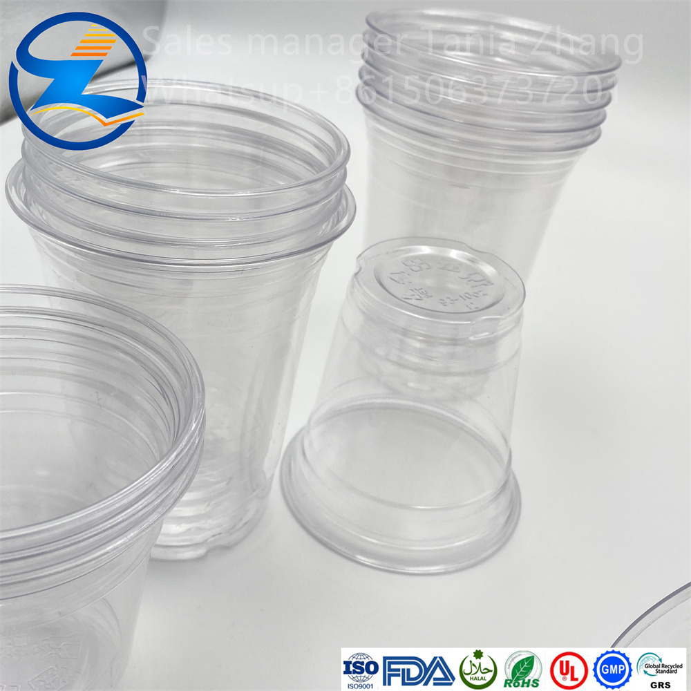 Full Transparent Pet Thermoforming Plastic Cup 9 Jpg