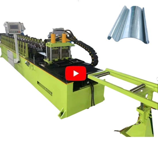 Thin material barrel type metal sheet corrugation machine