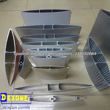 Aluminum louver profile outdoor aluminum sun shade