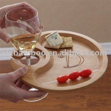 Bamboo Wine & Dine Plate