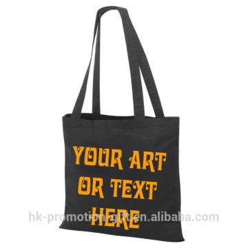 Alibaba express customed cotton shoulder bag, fashion cotton shoulder bag, high quality black cotton shoulder bag