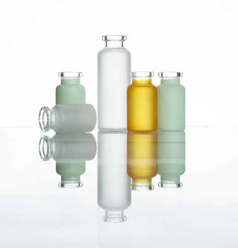 เครื่องสำอางและยาพิเศษ Frosted Glass Vials