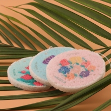 Natural wood pulp cotton dishwashing wipe kitchen sponge