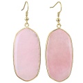 Natural crystal healing stone earrings for women and girls