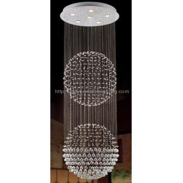 Modern Double Ball Crystal Chandelier (6834-6 DOUBLE BALL)