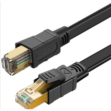 Cable de conexión plano CAT8 de alta velocidad de 40G