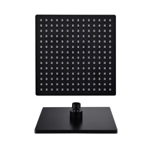 Matte Black Rain Shower Head for Taps Aquasource